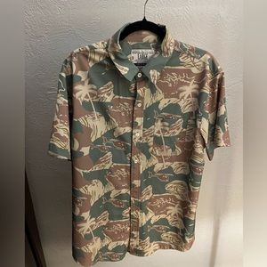 Savage Tacticians - Rhodesian Brushstroke Button Up - Large